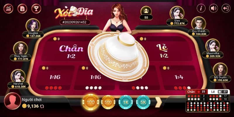 Người chơi có thể chọn cược nhiều cửa khác nhau