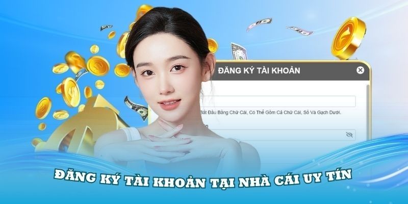 Thao tác đăng ký và đăng nhập đơn giản